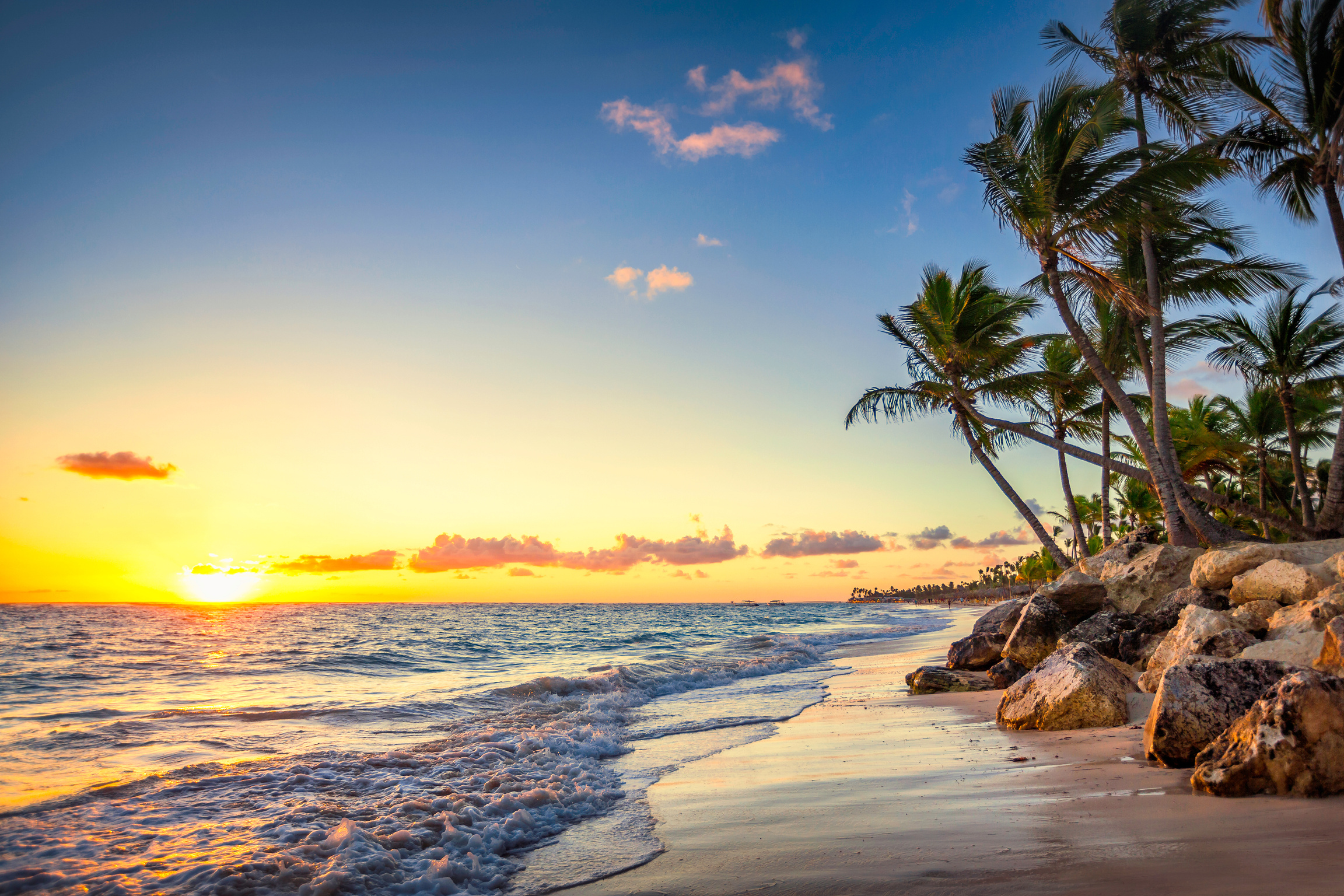 Caribbean wild beach, Punta Cana