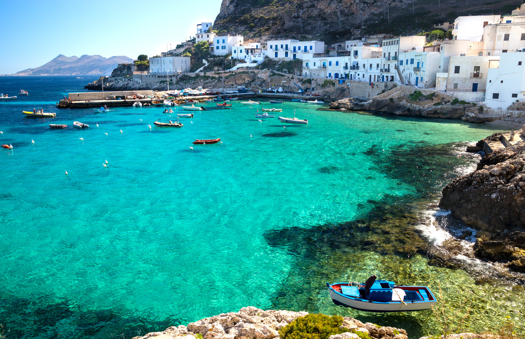 Levanzo Island Trapani Sicily Italy