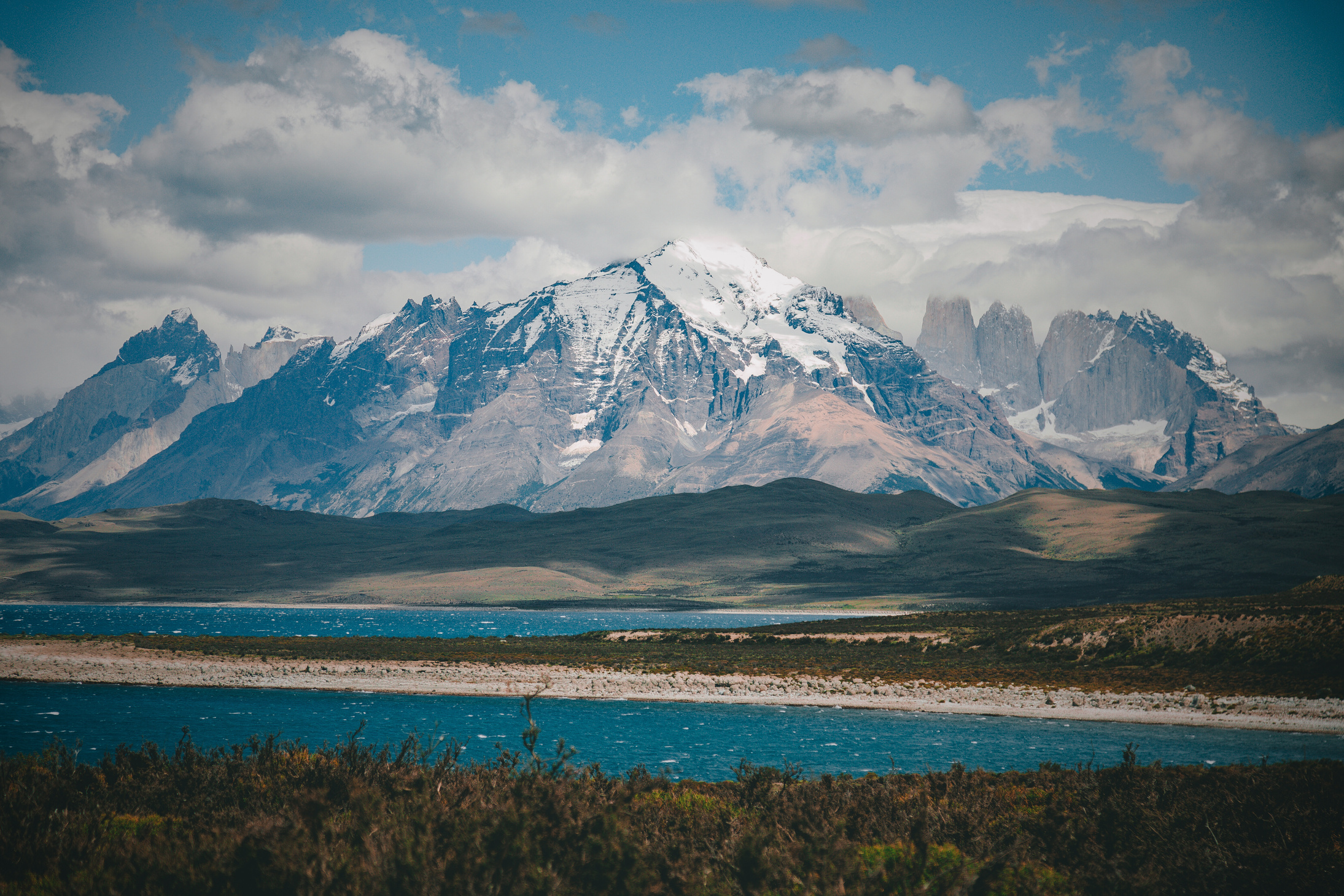 Body Of Water Near Mountain